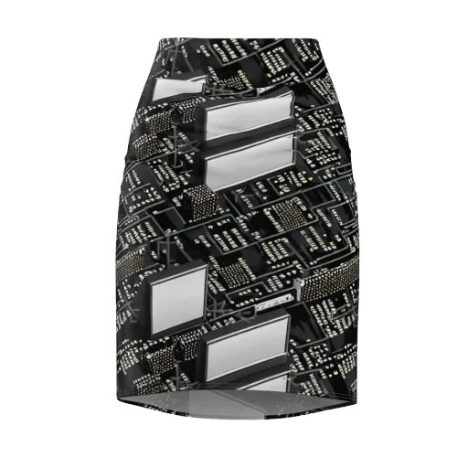 Electro Essence on a Pencil Skirt