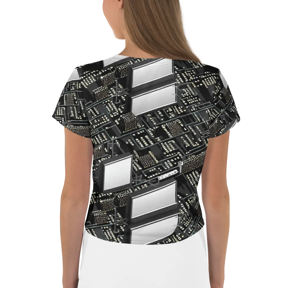 Electro Essence on Crop Tee — Back