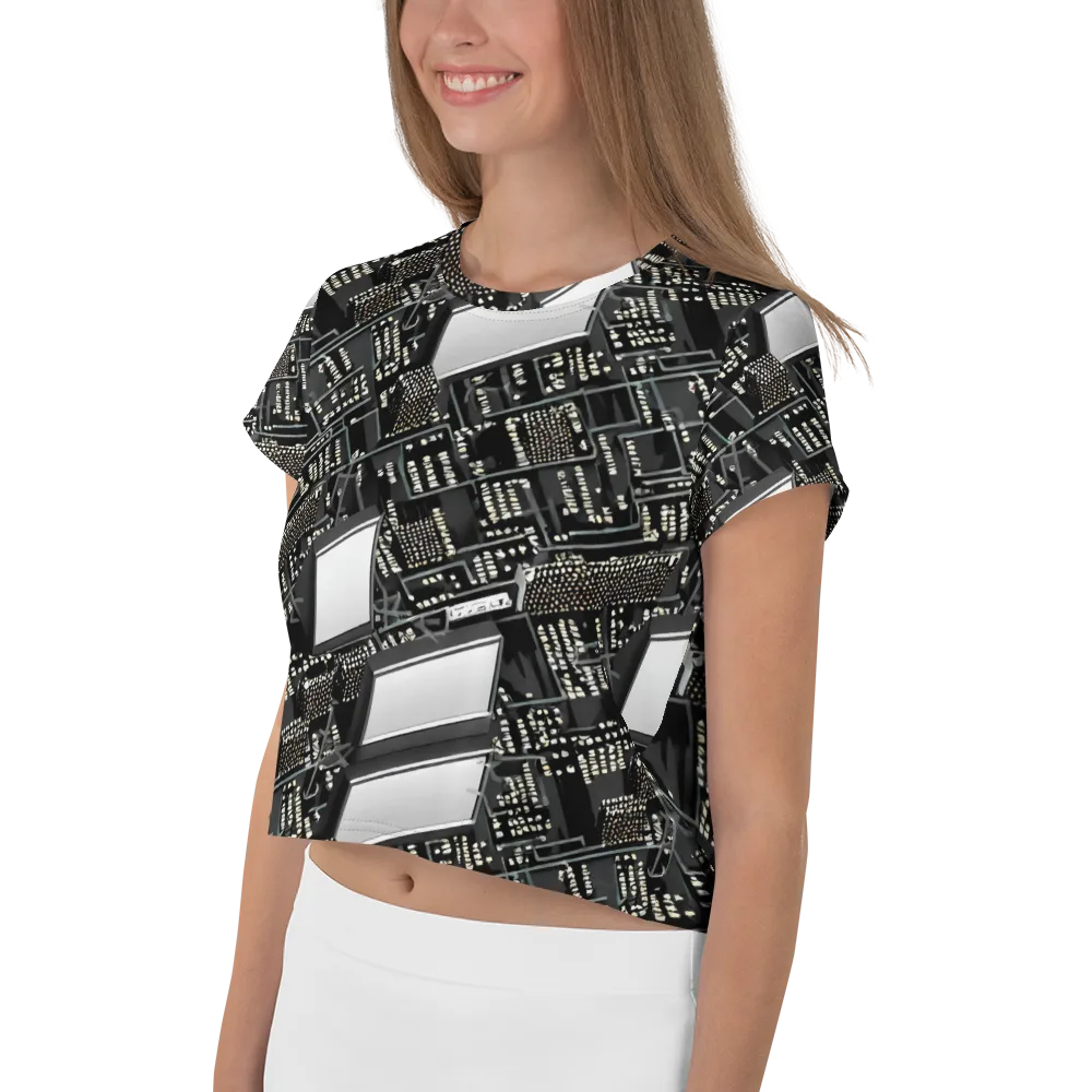Electro Essence on Crop Tee — Left