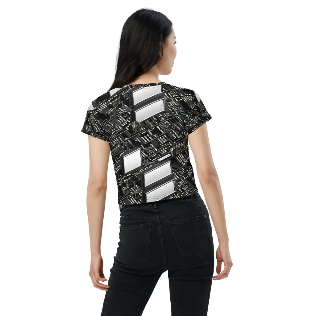 Electro Essence on Crop Tee — Back