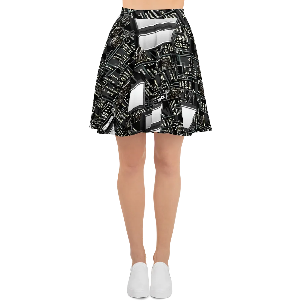 Electro Essence on Skater Skirt — Front