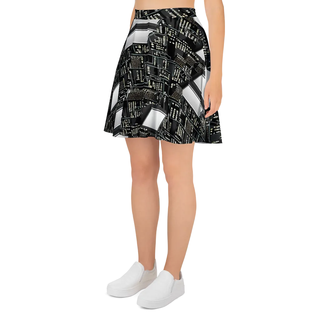 Electro Essence on Skater Skirt — Left