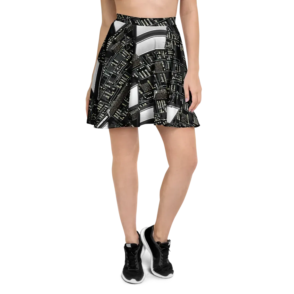 Electro Essence on Skater Skirt — Front