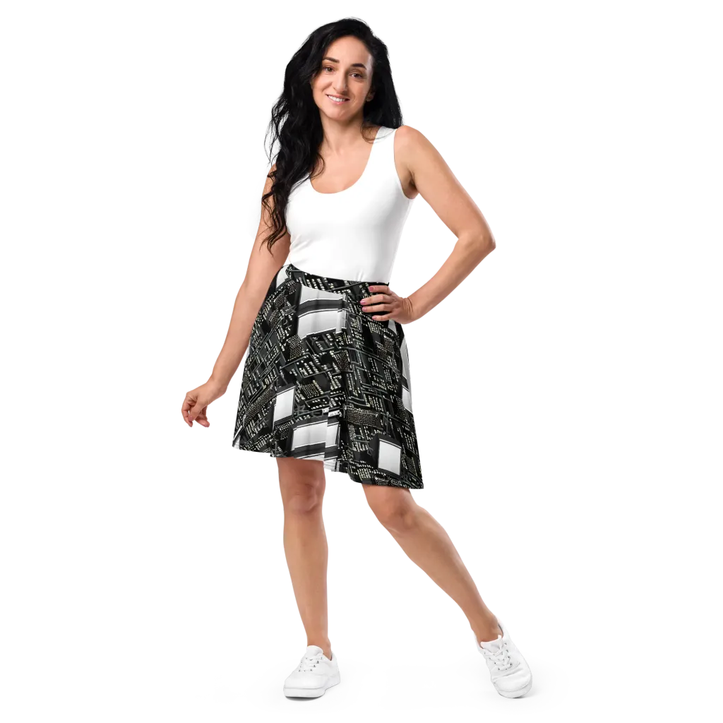 Electro Essence on Skater Skirt — Front