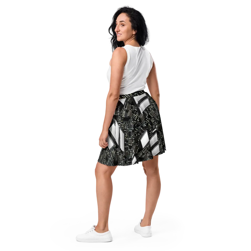 Electro Essence on Skater Skirt — Back