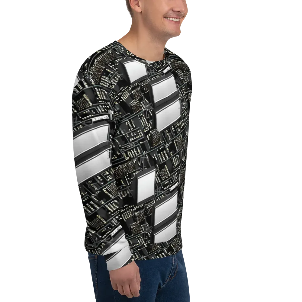 Electro Essence on Sweatshirt — Right Front