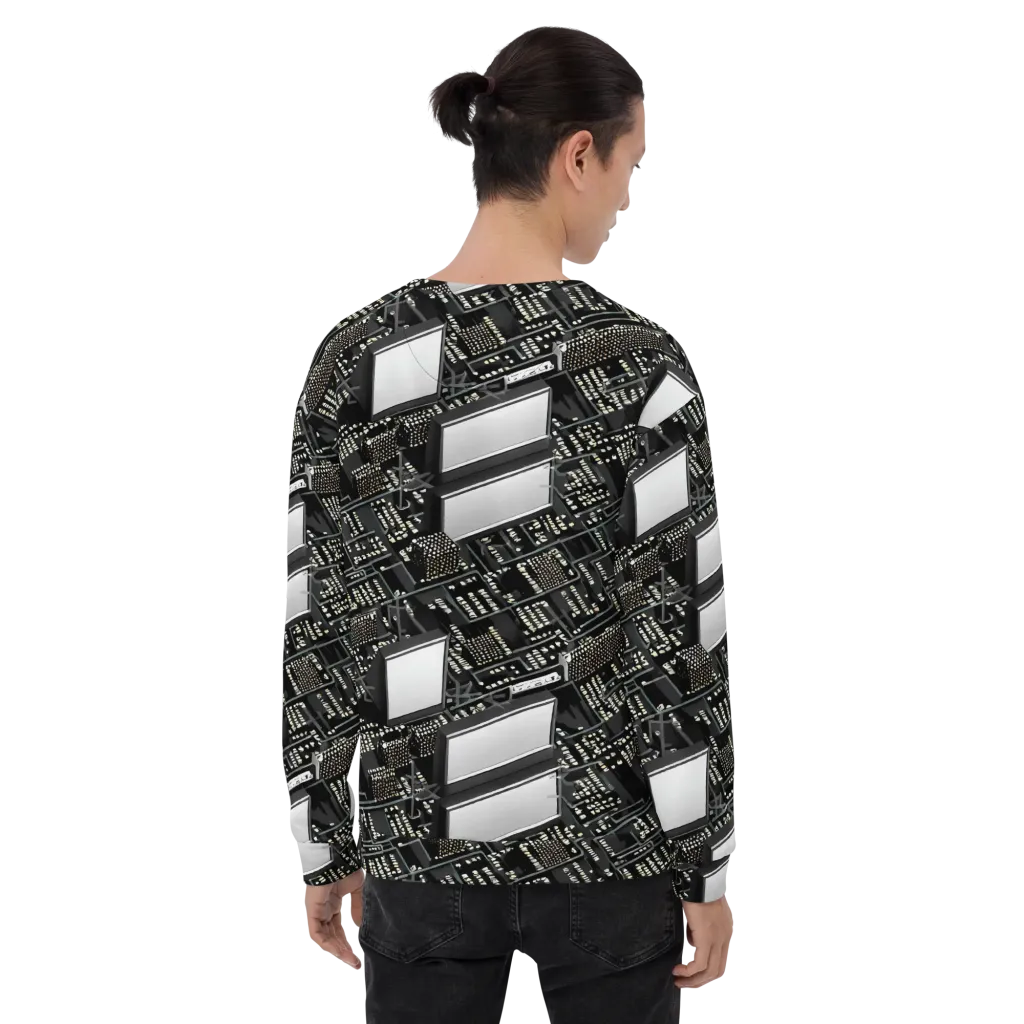 Electro Essence on Sweatshirt — Back