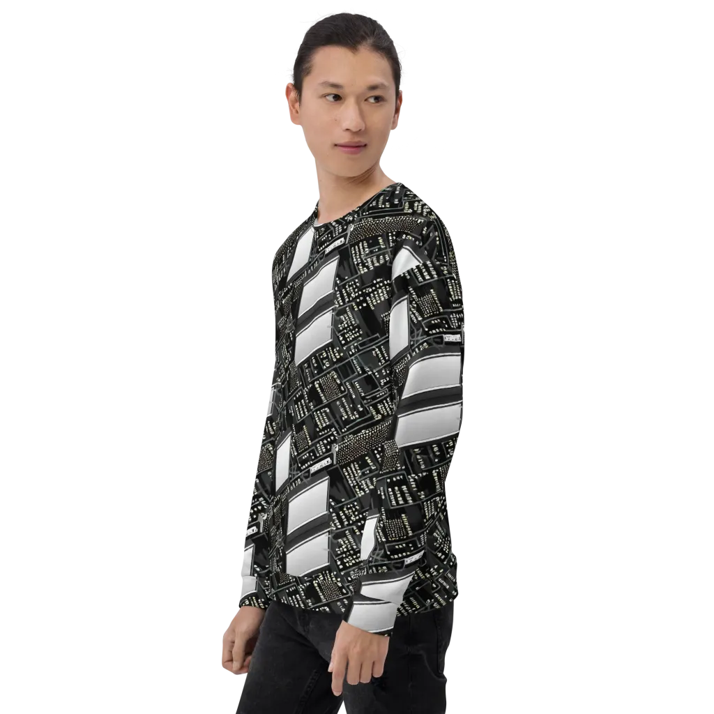 Electro Essence on Sweatshirt — Left Front