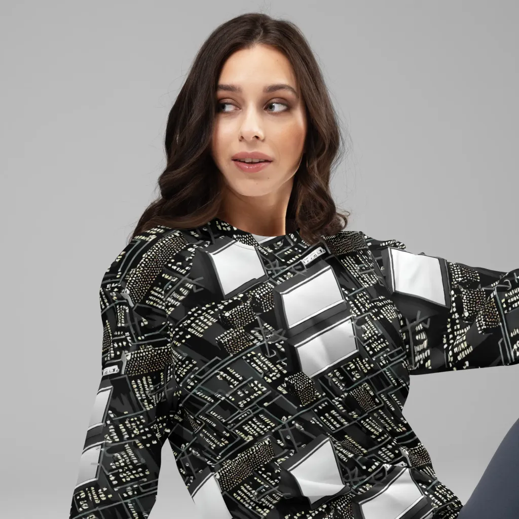 Electro Essence on Sweatshirt — Right Front