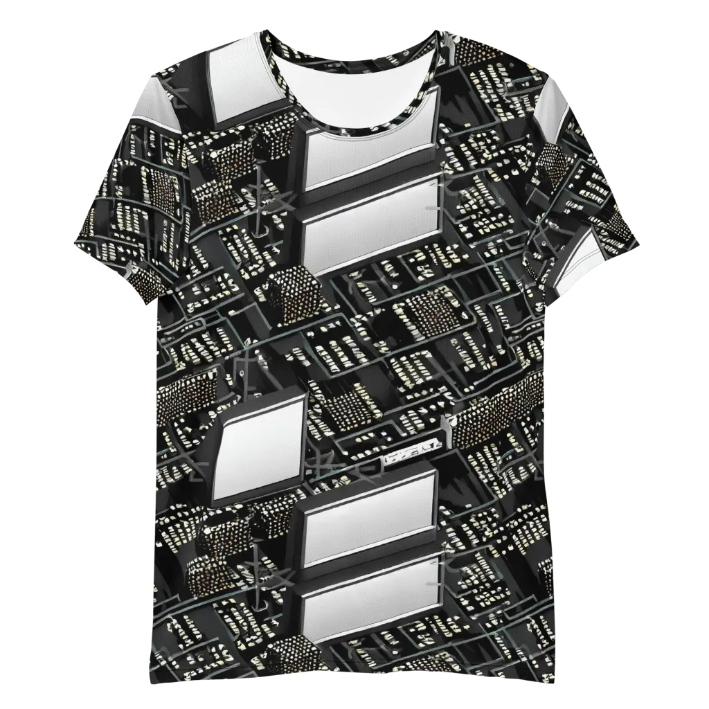 Electro Essence on Men's Athletic T-Shirt — Front