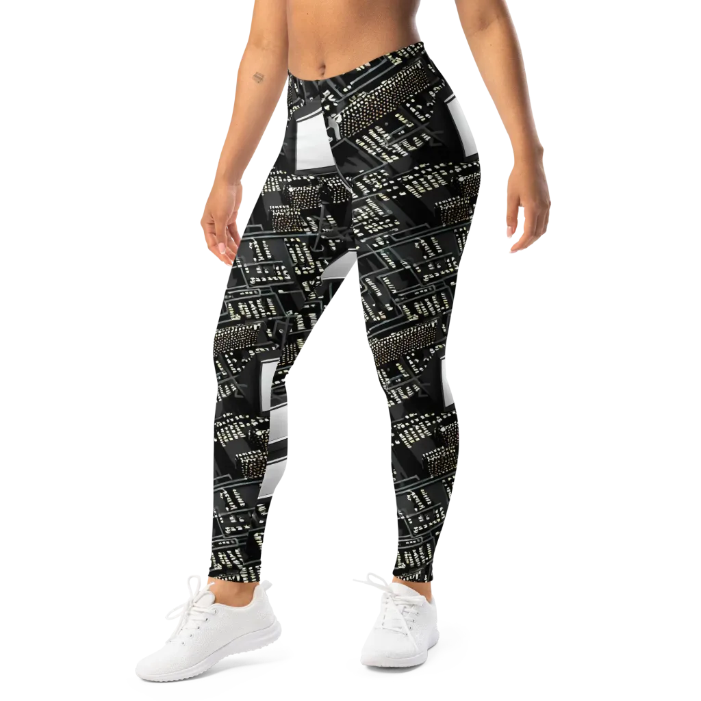 Electro Essence on Leggings — Left Front