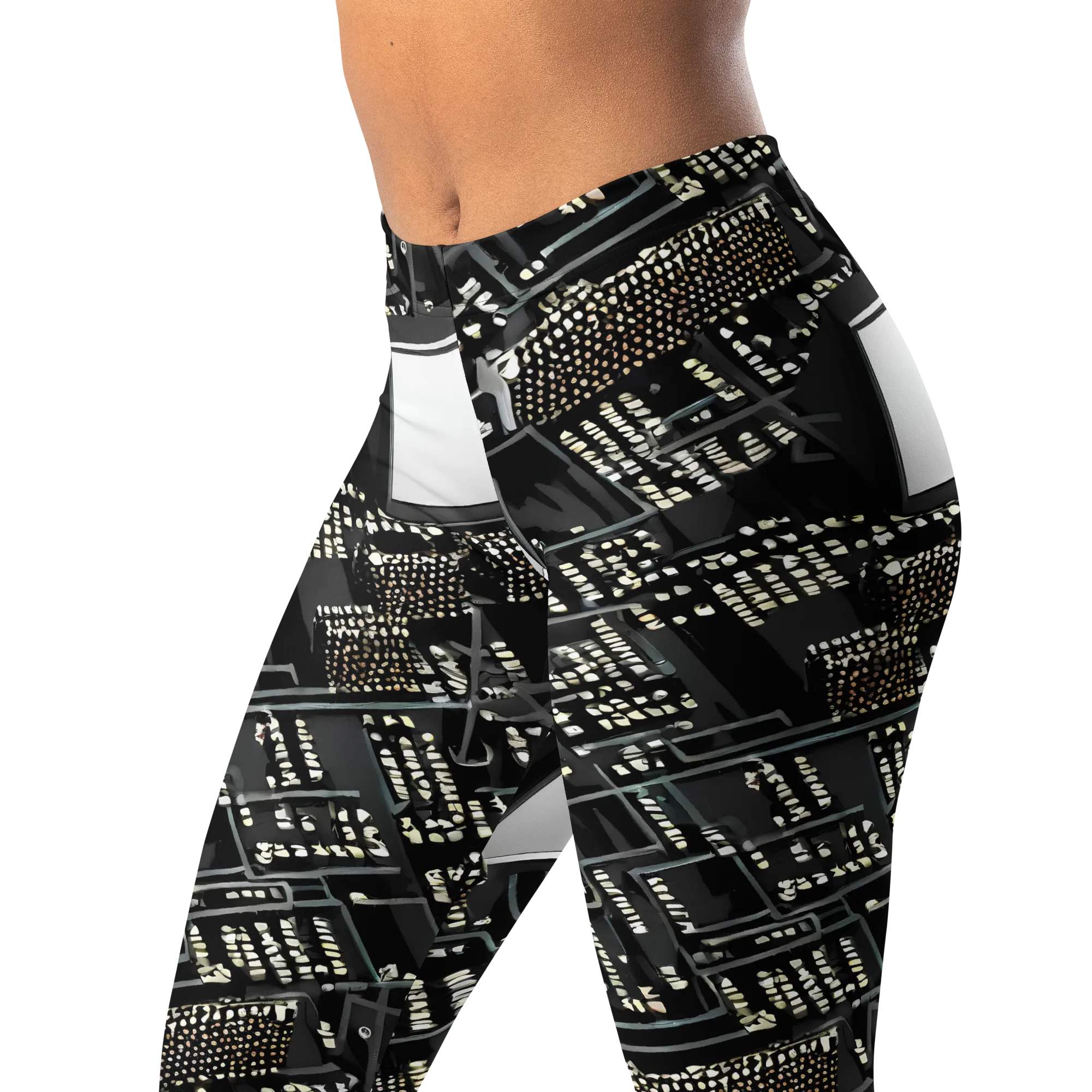 Electro Essence on Leggings — Left Front