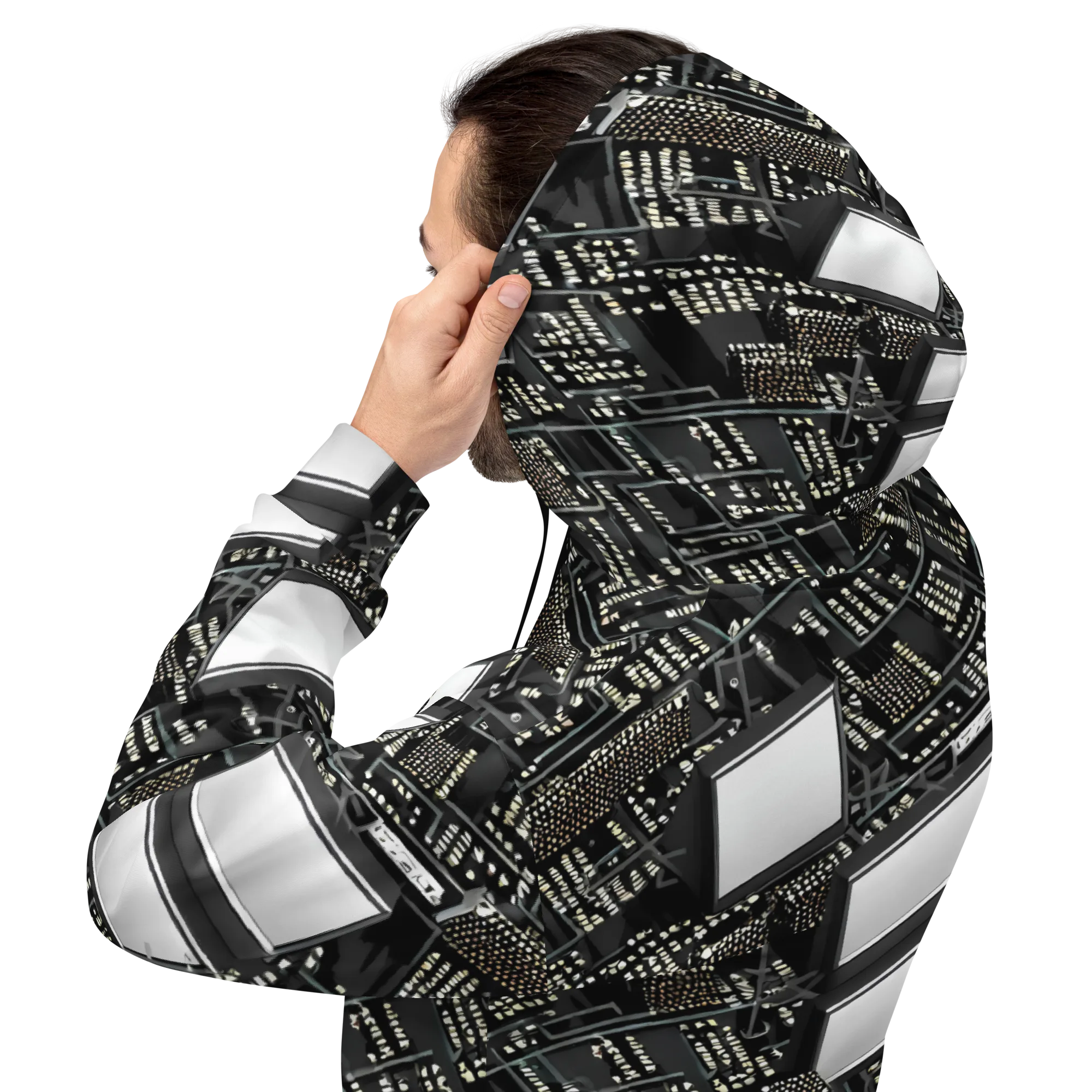 Electro Essence on Hoodie — Back