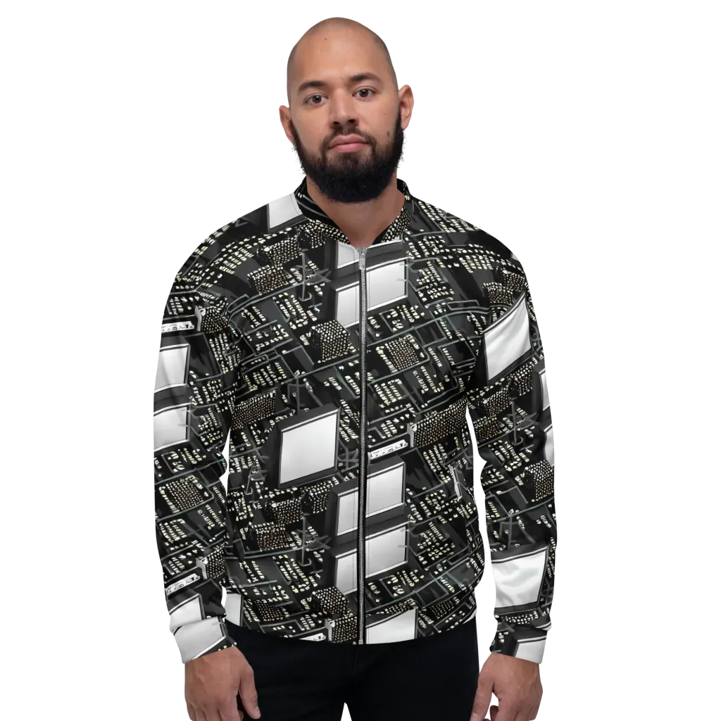 Electro Essence on Bomber Jacket — Front