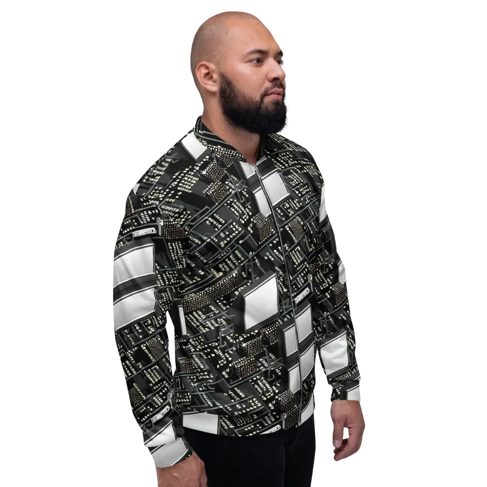 Electro Essence on Bomber Jacket — Right