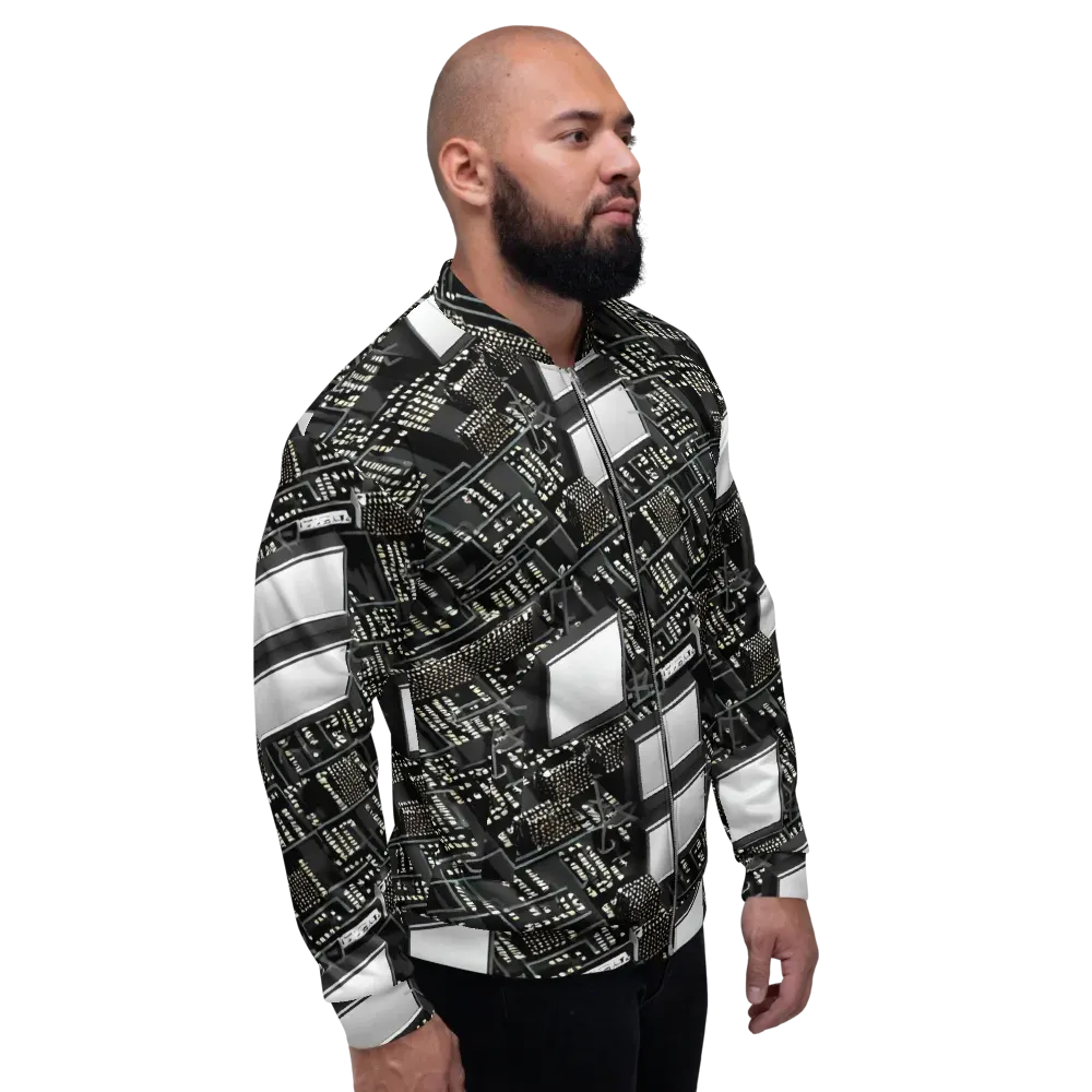 Electro Essence on Bomber Jacket — Right
