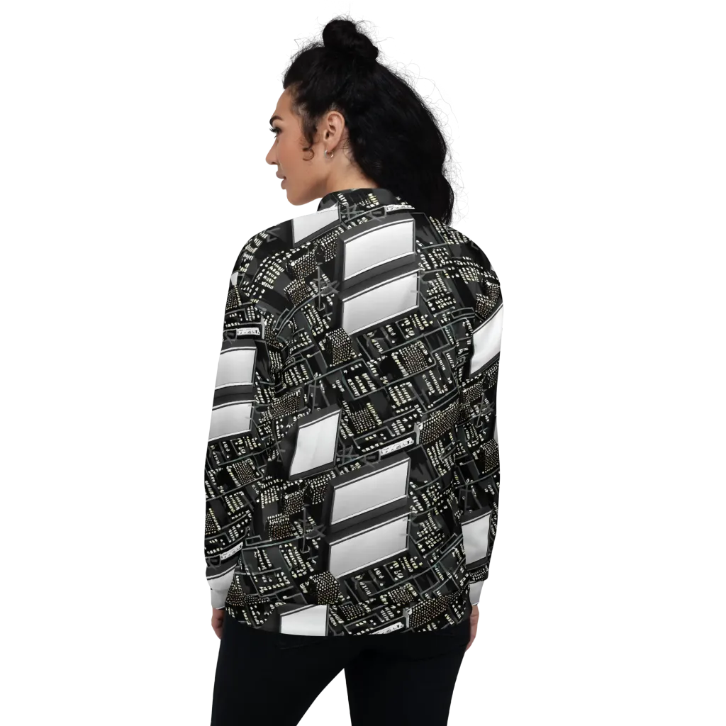 Electro Essence on Bomber Jacket — Back