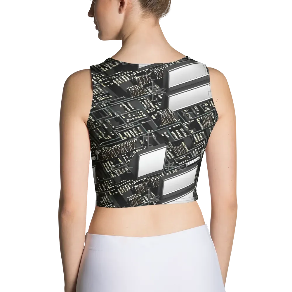 Electro Essence on Crop Top — Back