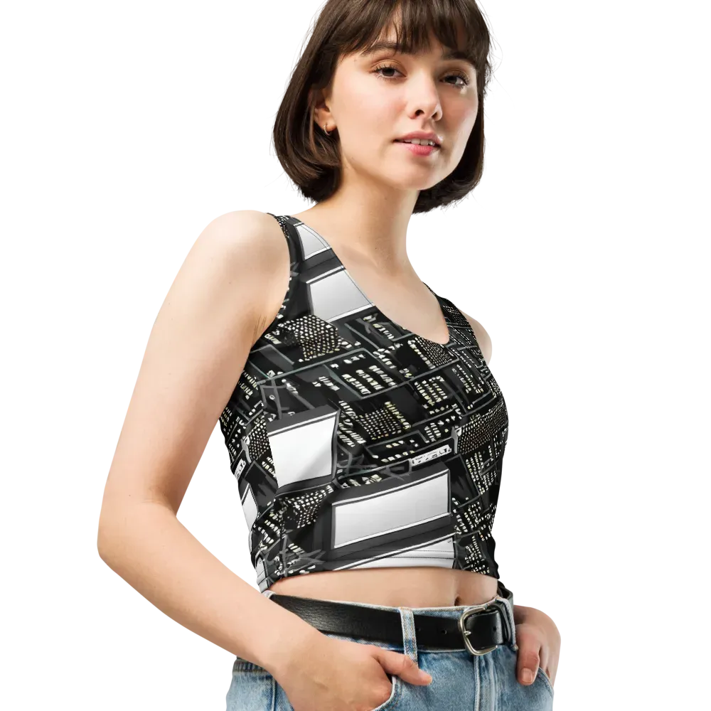 Electro Essence on Crop Top — Right Front