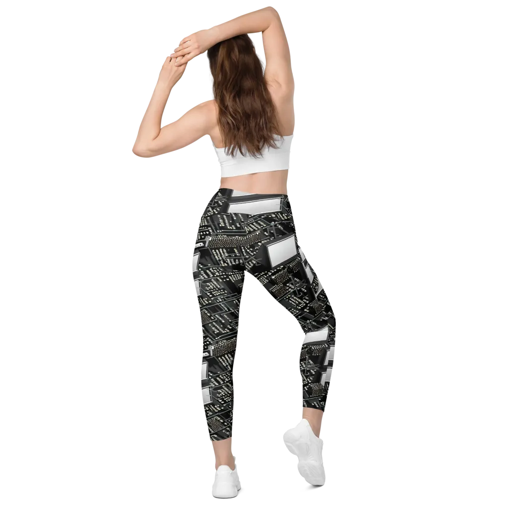 Electro Essence on Leggings with Pockets — Back