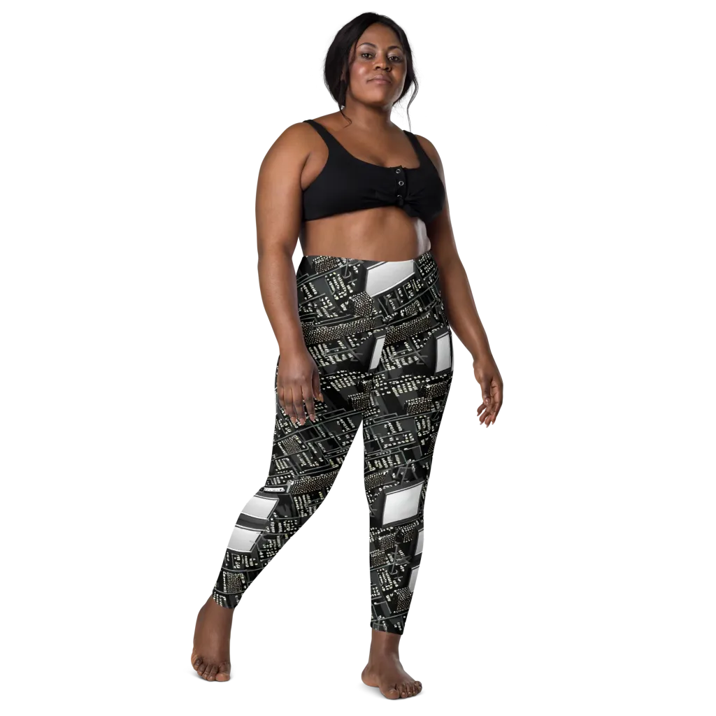 Electro Essence on Leggings with Pockets — Front