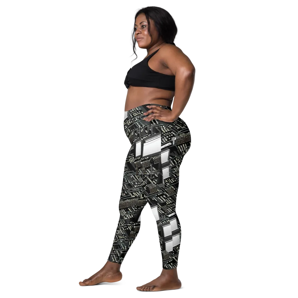 Electro Essence on Leggings with Pockets — Left