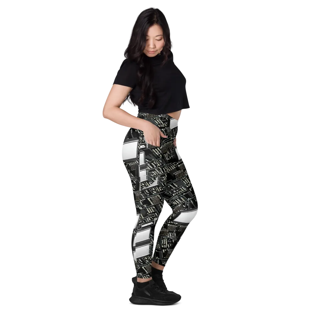 Electro Essence on Leggings with Pockets — Right