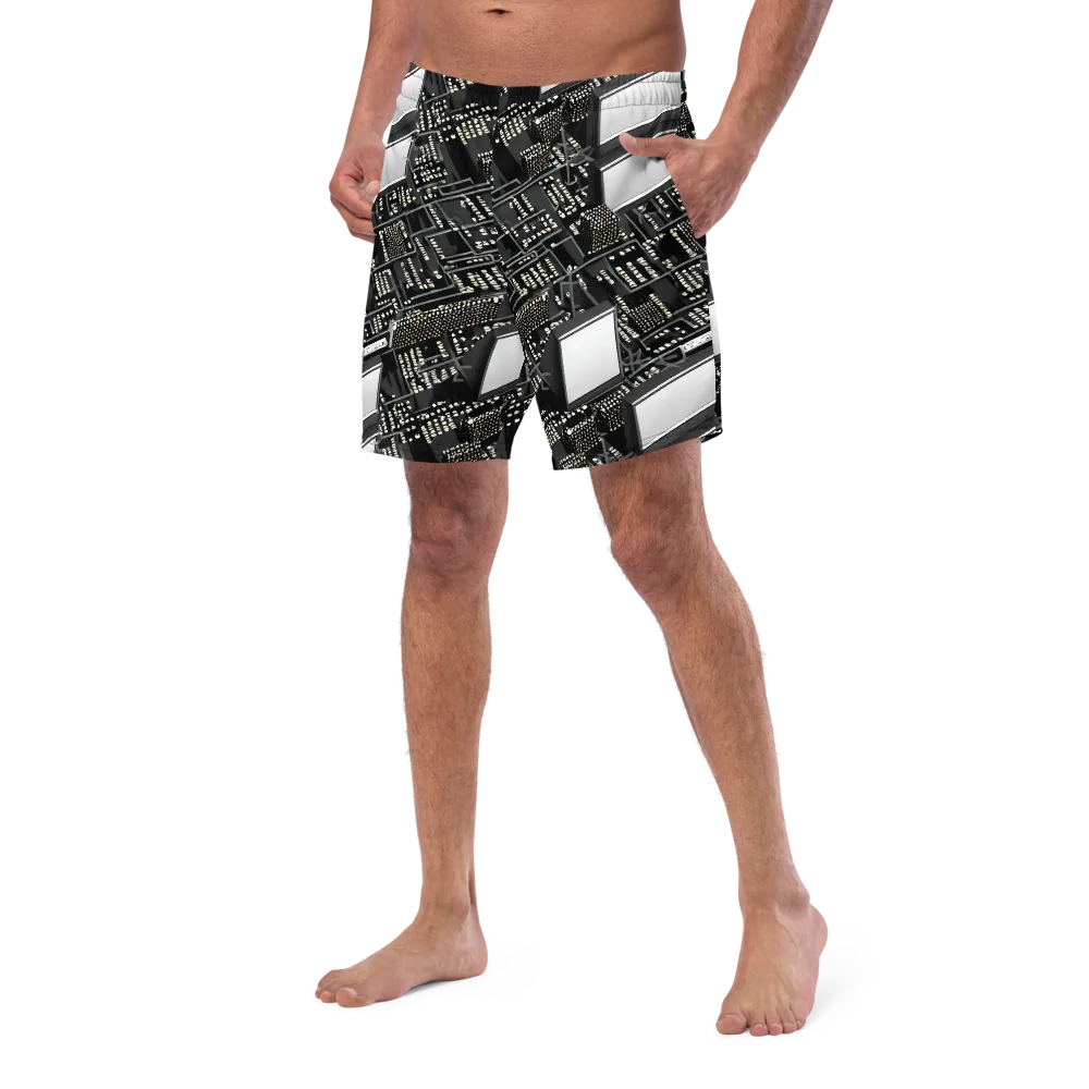 Electro Essence on Swim Trunks — Left Front