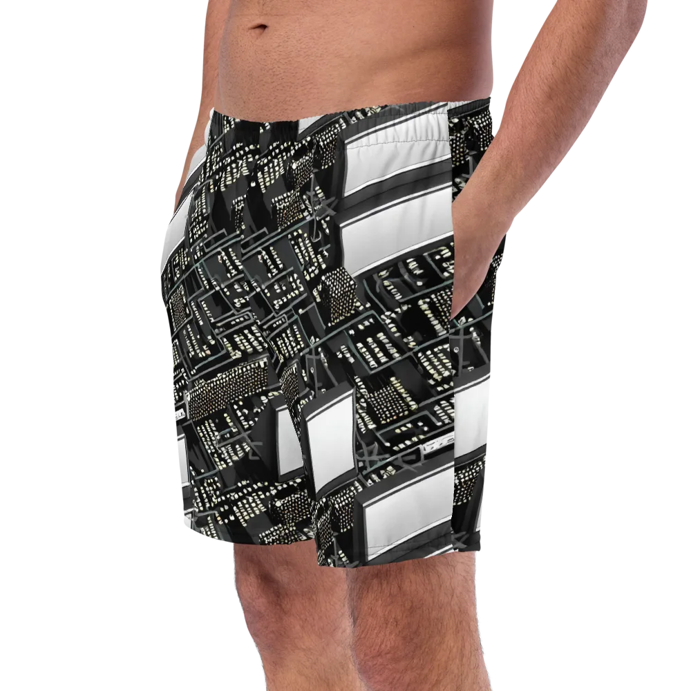 Electro Essence on Swim Trunks — Left Front