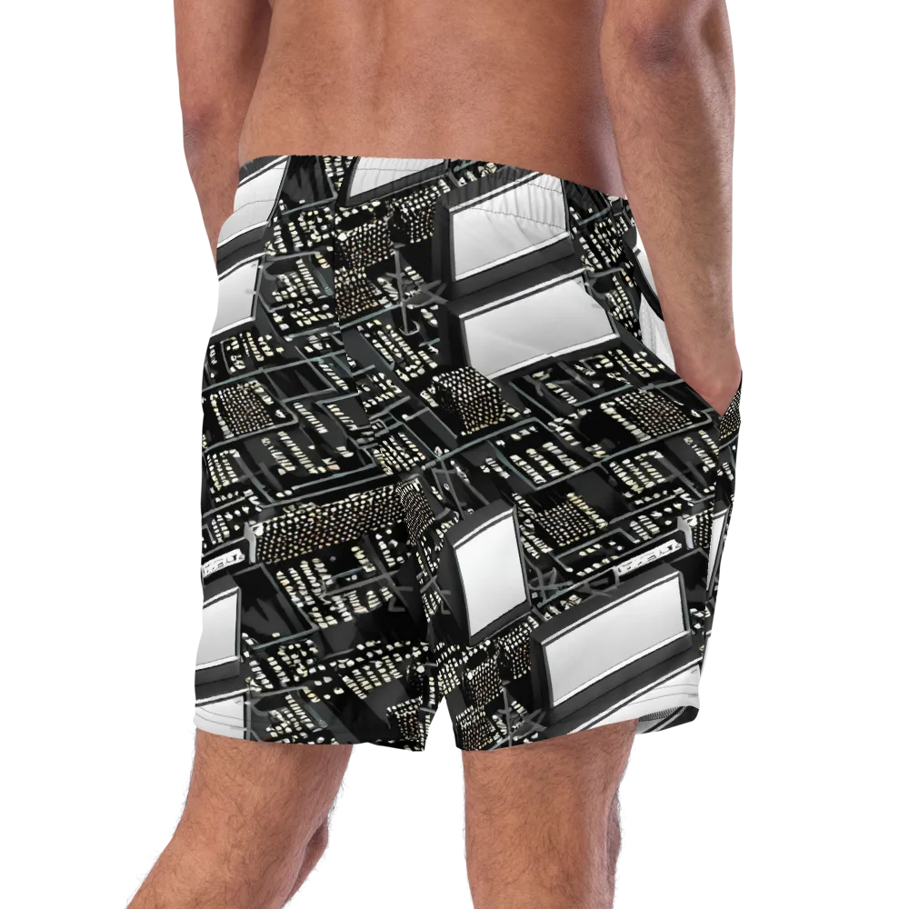 Electro Essence on Swim Trunks — Right Back