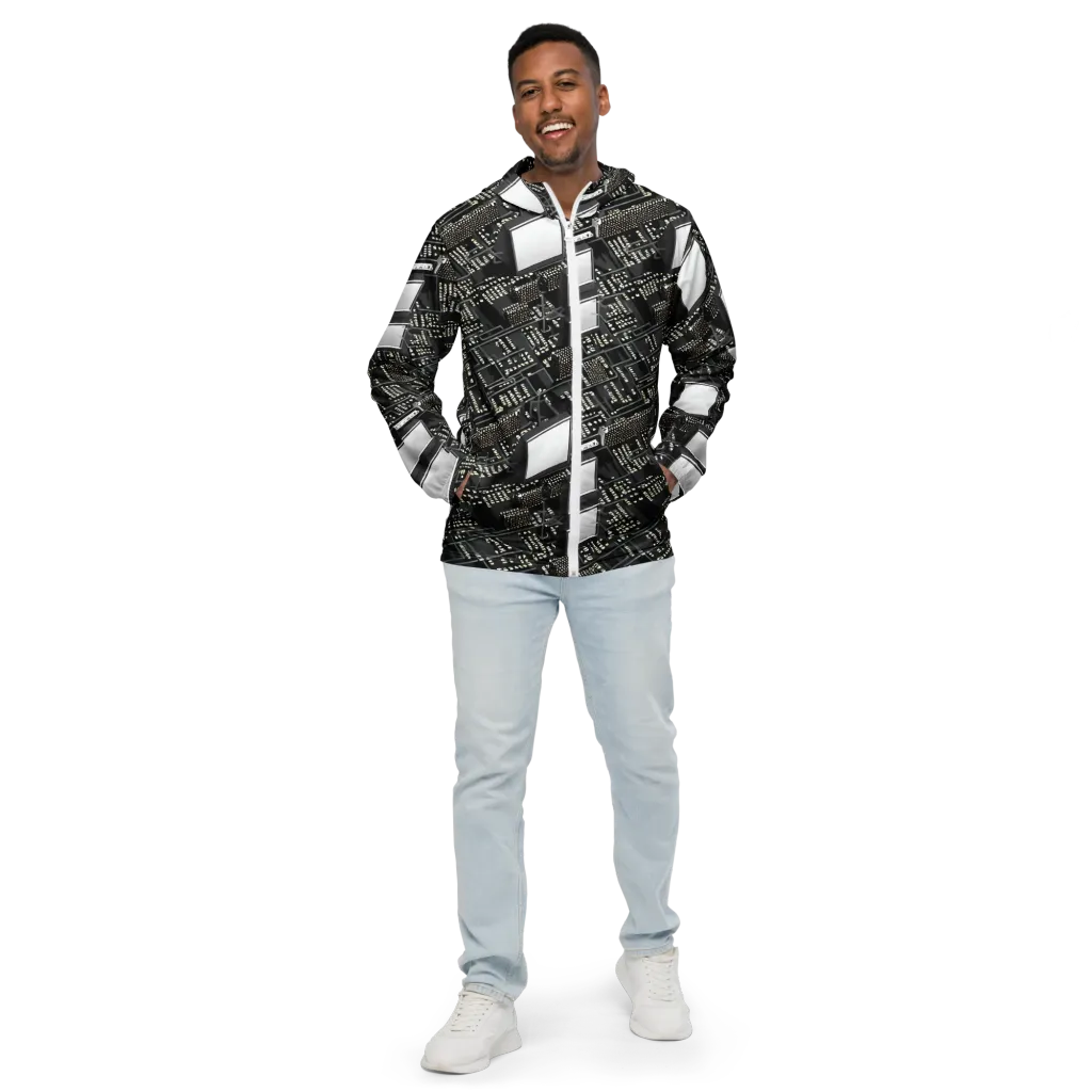 Electro Essence on Men's Windbreaker — Front