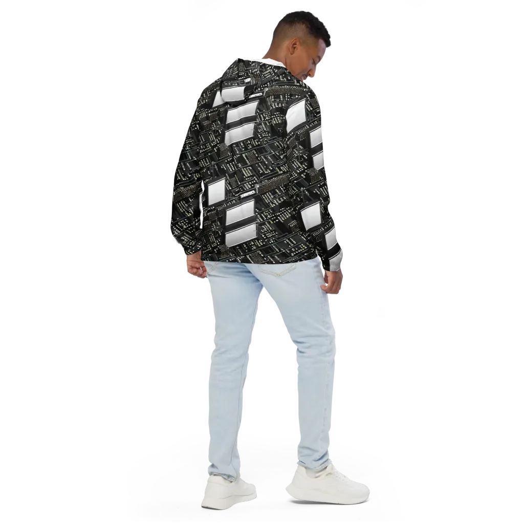 Electro Essence on Men's Windbreaker — Back