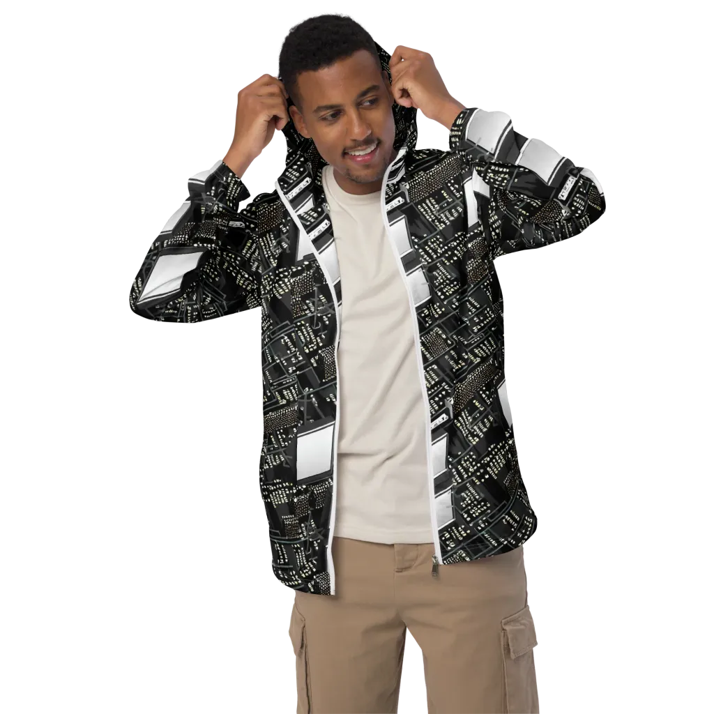 Electro Essence on Men's Windbreaker — Front