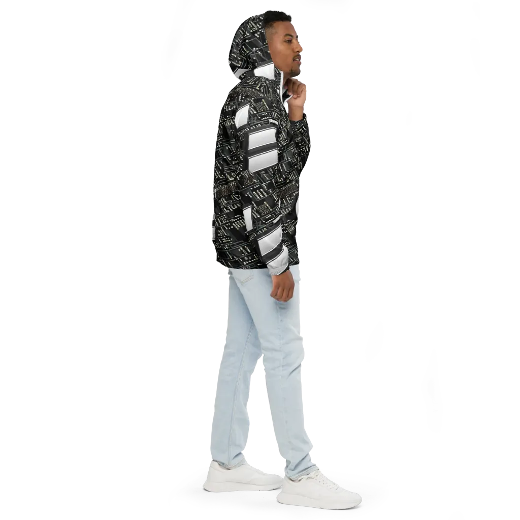 Electro Essence on Men's Windbreaker — Right