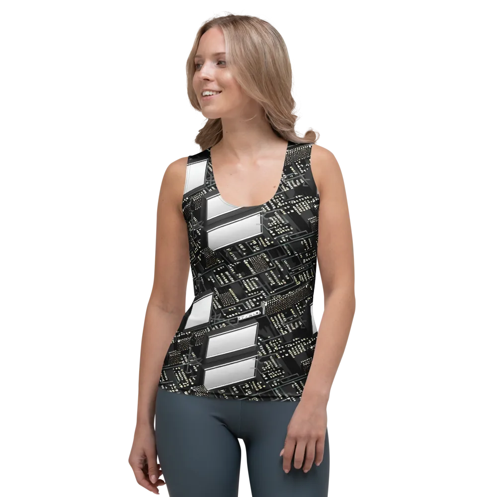 Electro Essence on Women's Tank Top — Front
