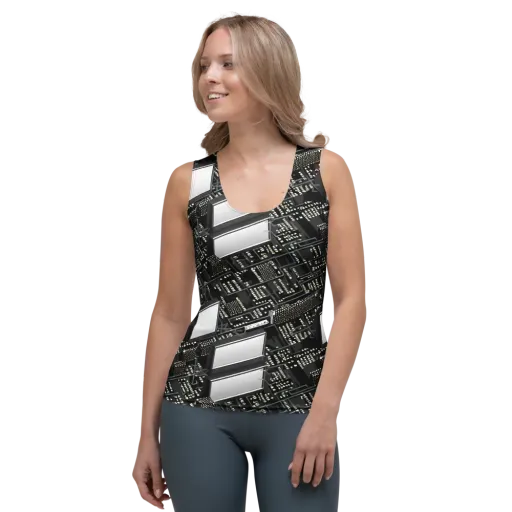 Electro Essence on a Women's Tank Top