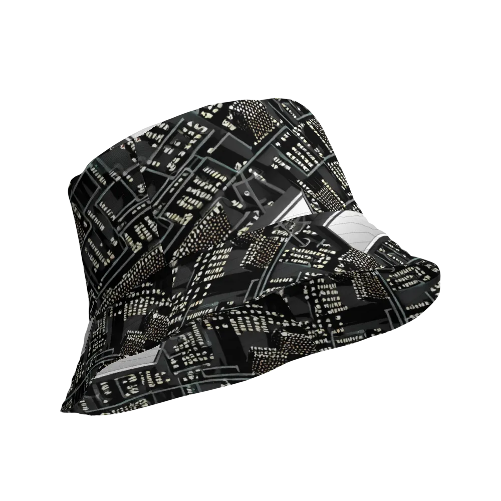 Electro Essence on Reversible Bucket Hat — Product details Outside