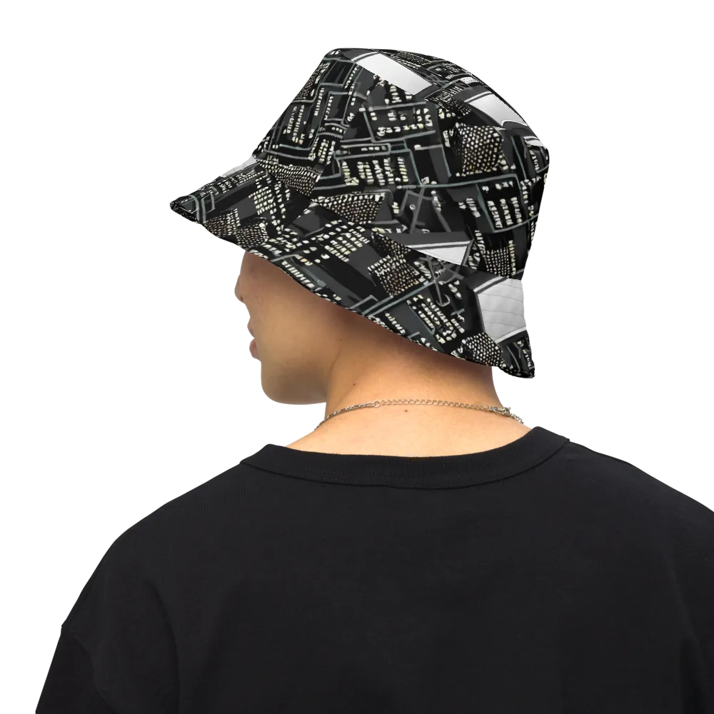 Electro Essence on Reversible Bucket Hat — Back Inside