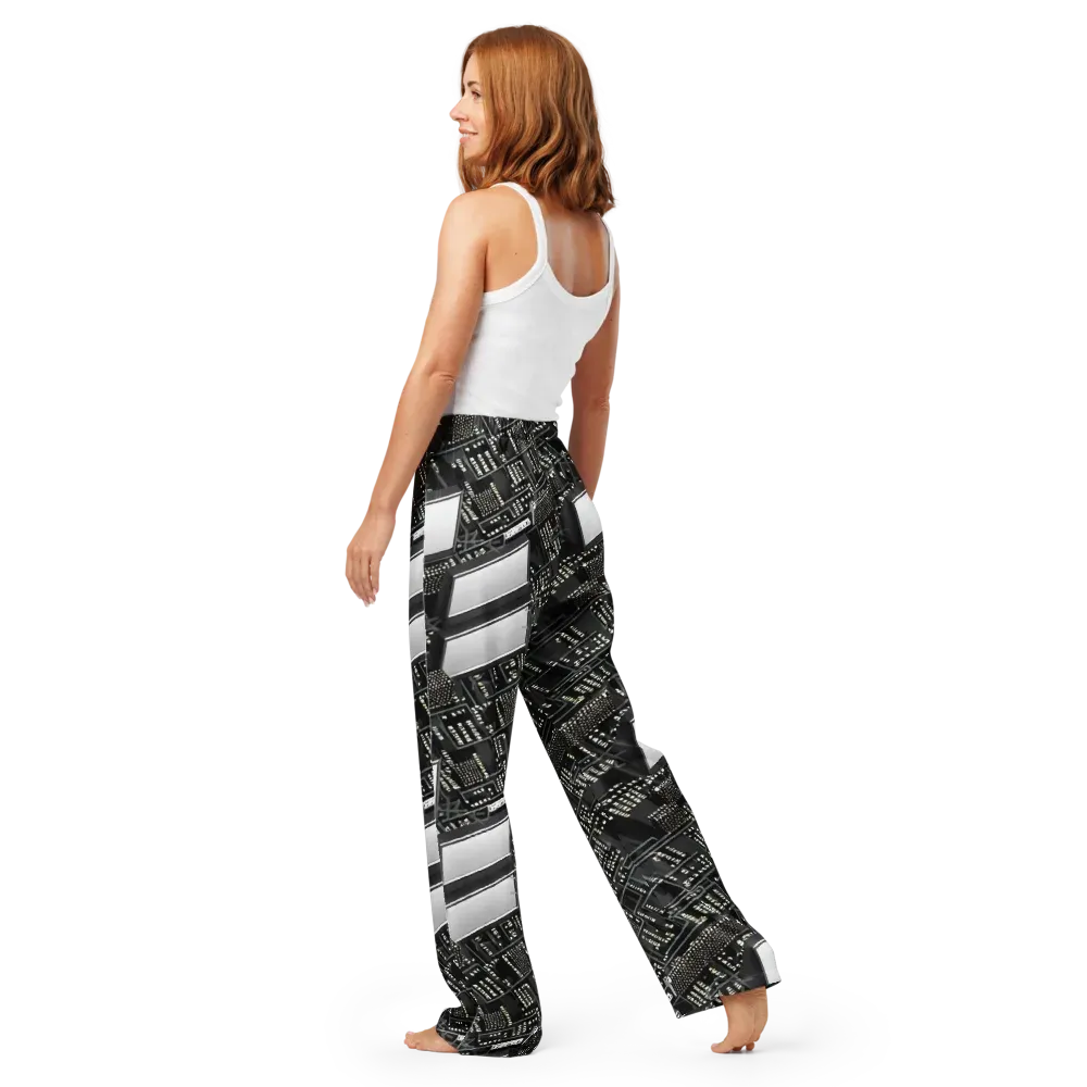 Electro Essence on Women's Pajama Pants — Back