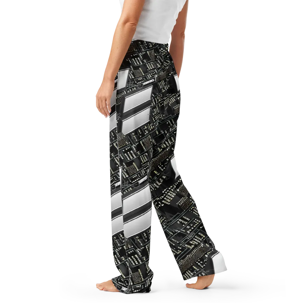 Electro Essence on Women's Pajama Pants — Left