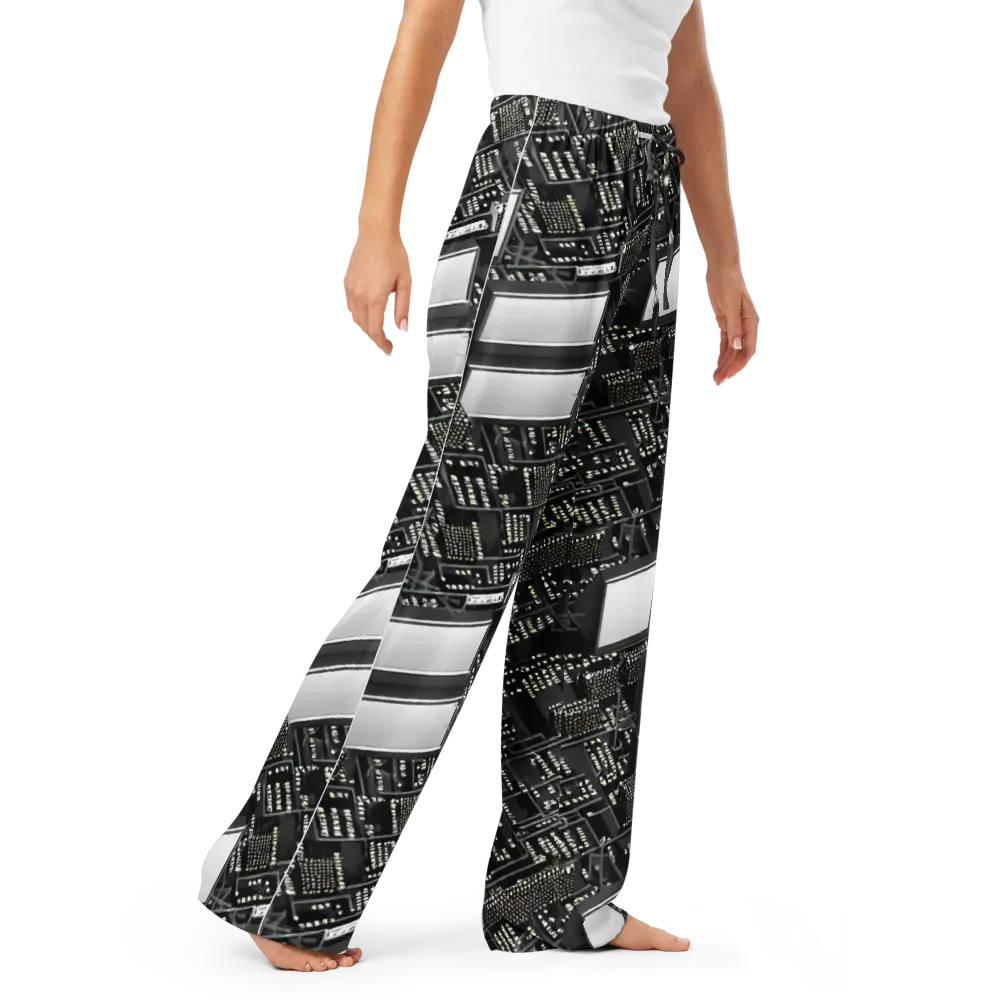 Electro Essence on Women's Pajama Pants — Right Front