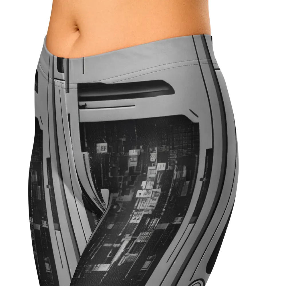 Concrete Harmony on Capri Leggings — Zoomed-in