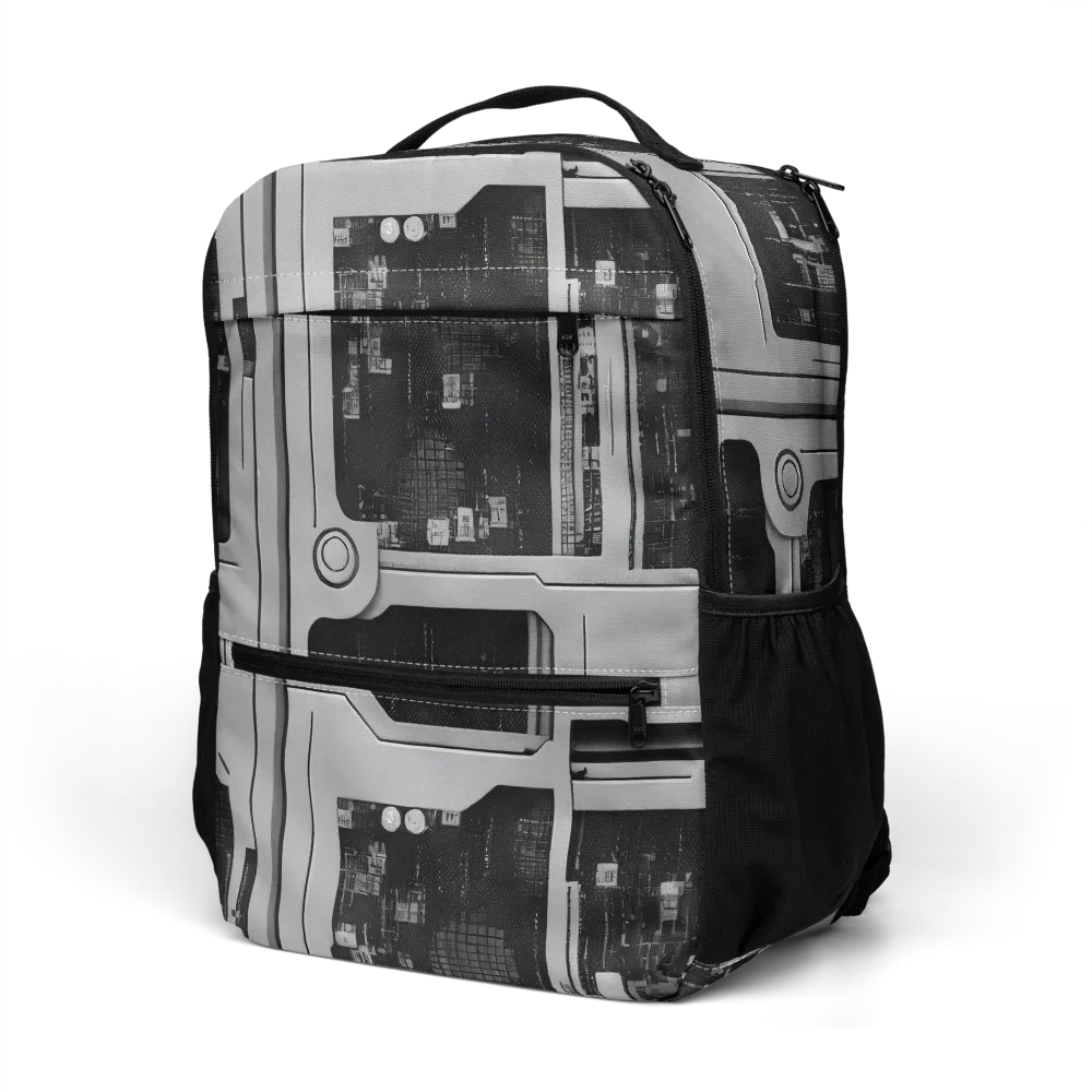 Concrete Harmony on Utility Backpack — Left Front