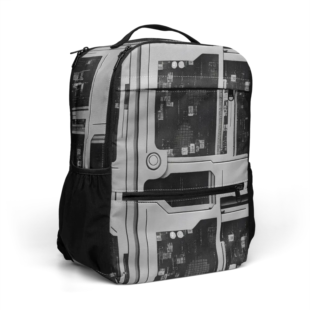 Concrete Harmony on Utility Backpack — Right Front