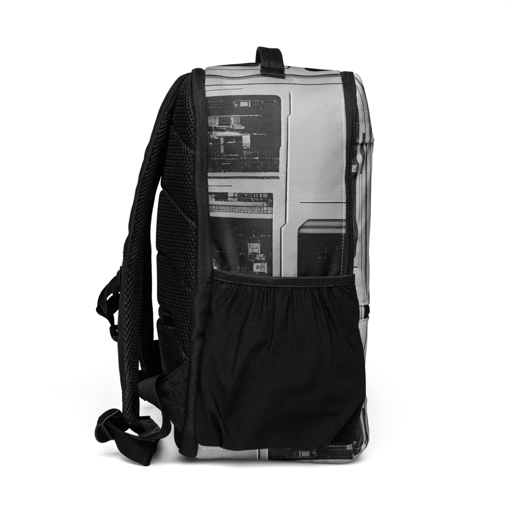 Concrete Harmony on Utility Backpack — Right