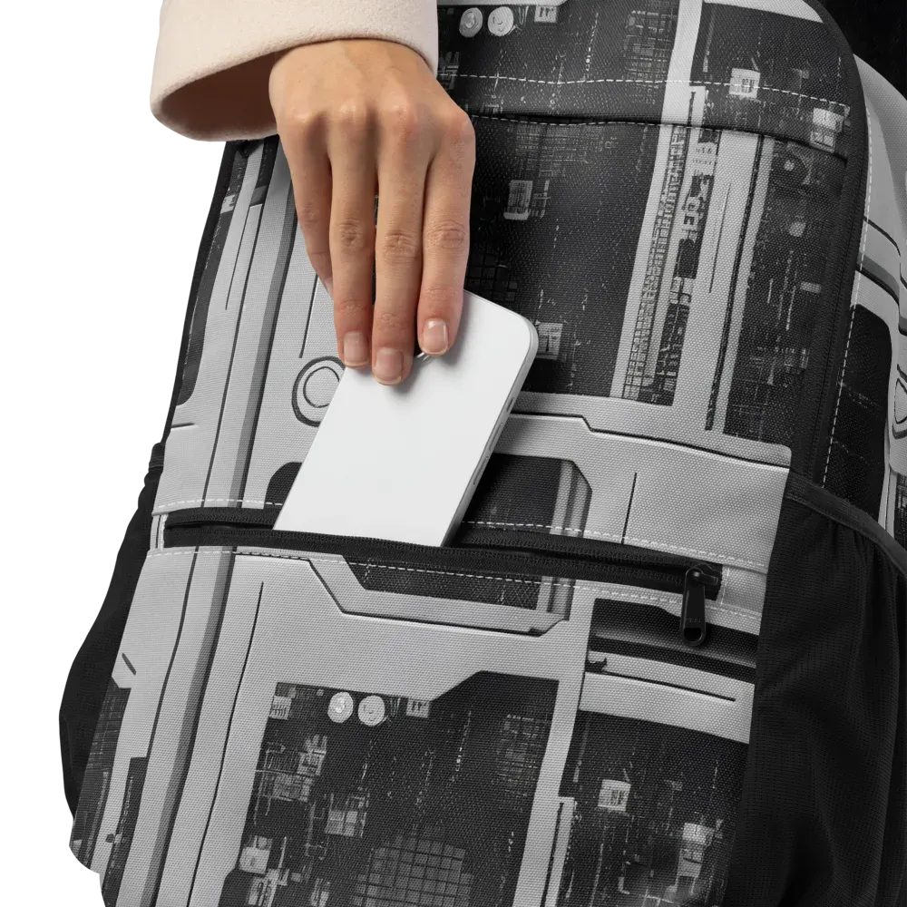 Concrete Harmony on Utility Backpack — Product details
