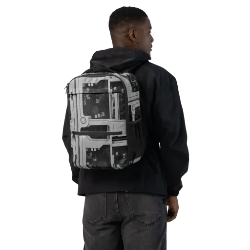 Concrete Harmony on a Utility Backpack