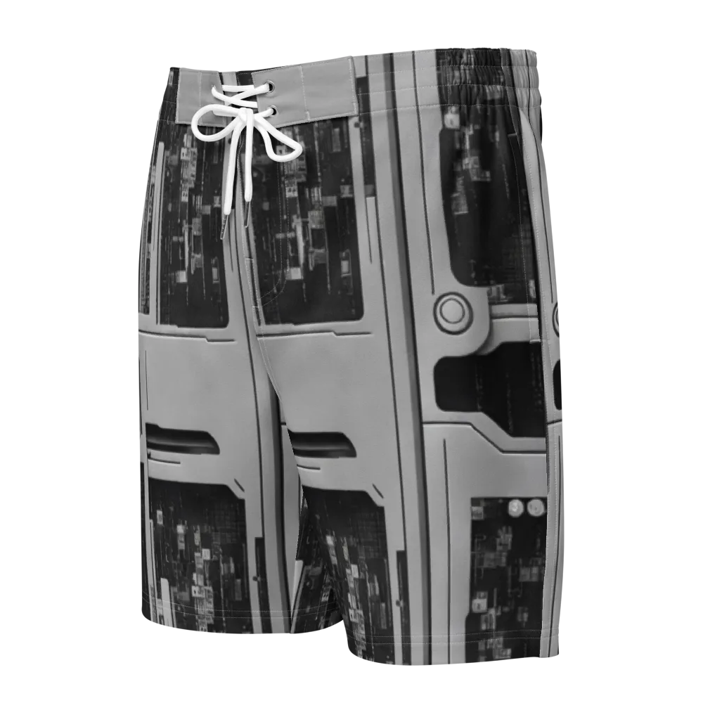 Concrete Harmony on Men's Board Shorts — Front