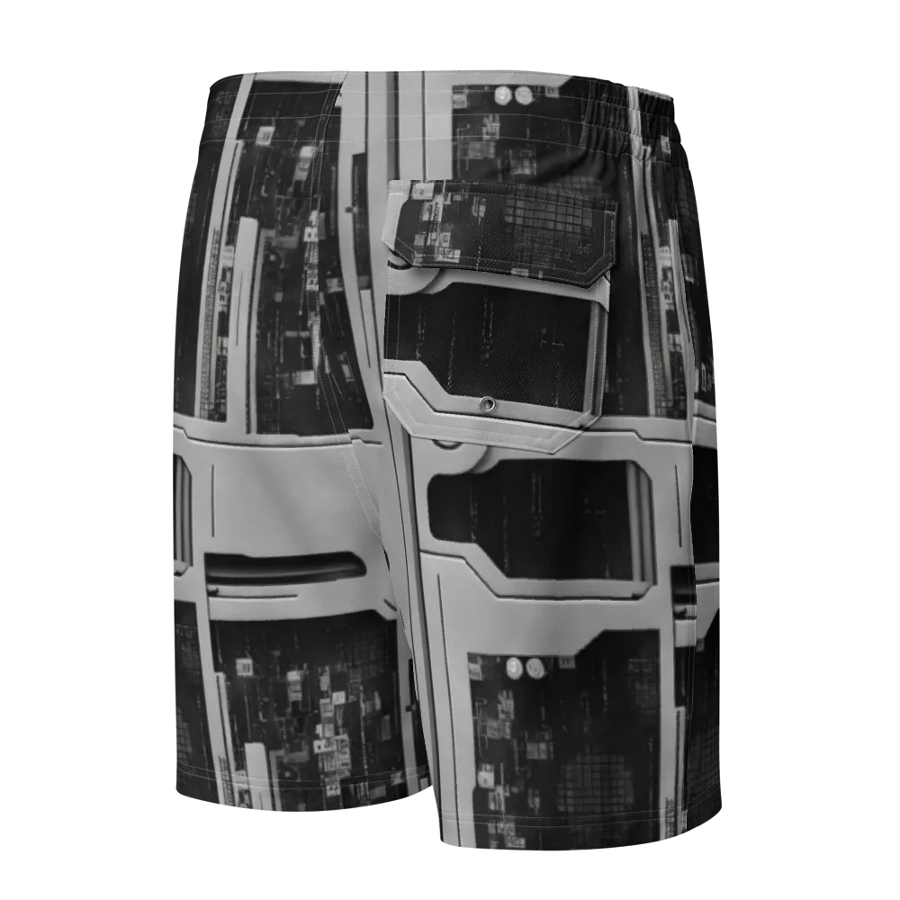 Concrete Harmony on Men's Board Shorts — Back