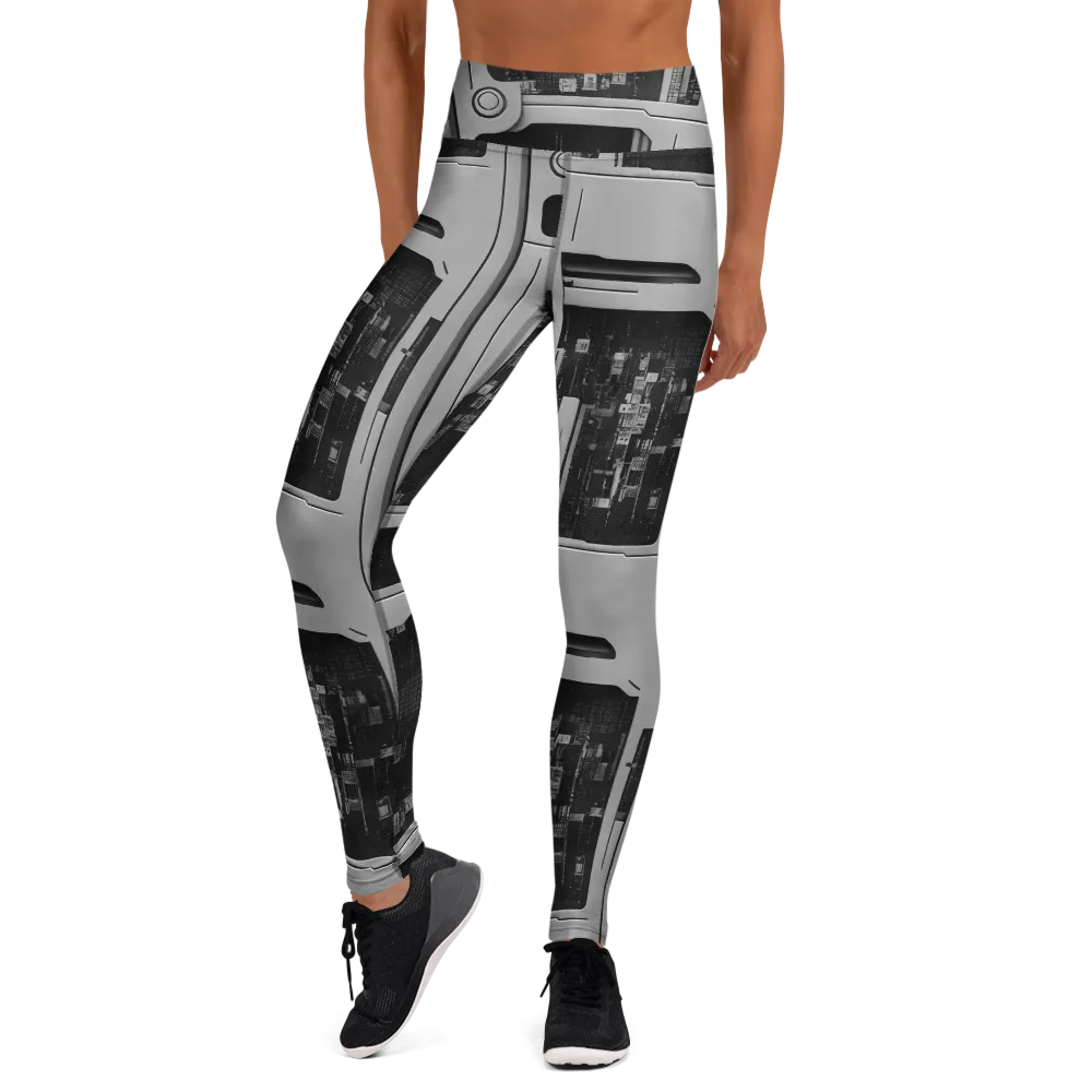 Concrete Harmony on Yoga Leggings — Front